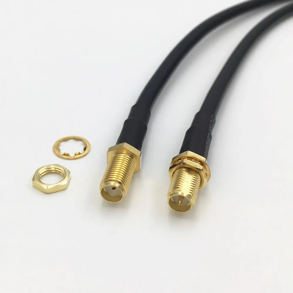 5 шт. RG58/LMR195 провод SMA Гнездовой разъем для RP гнездовой RF удлинитель коаксиальный