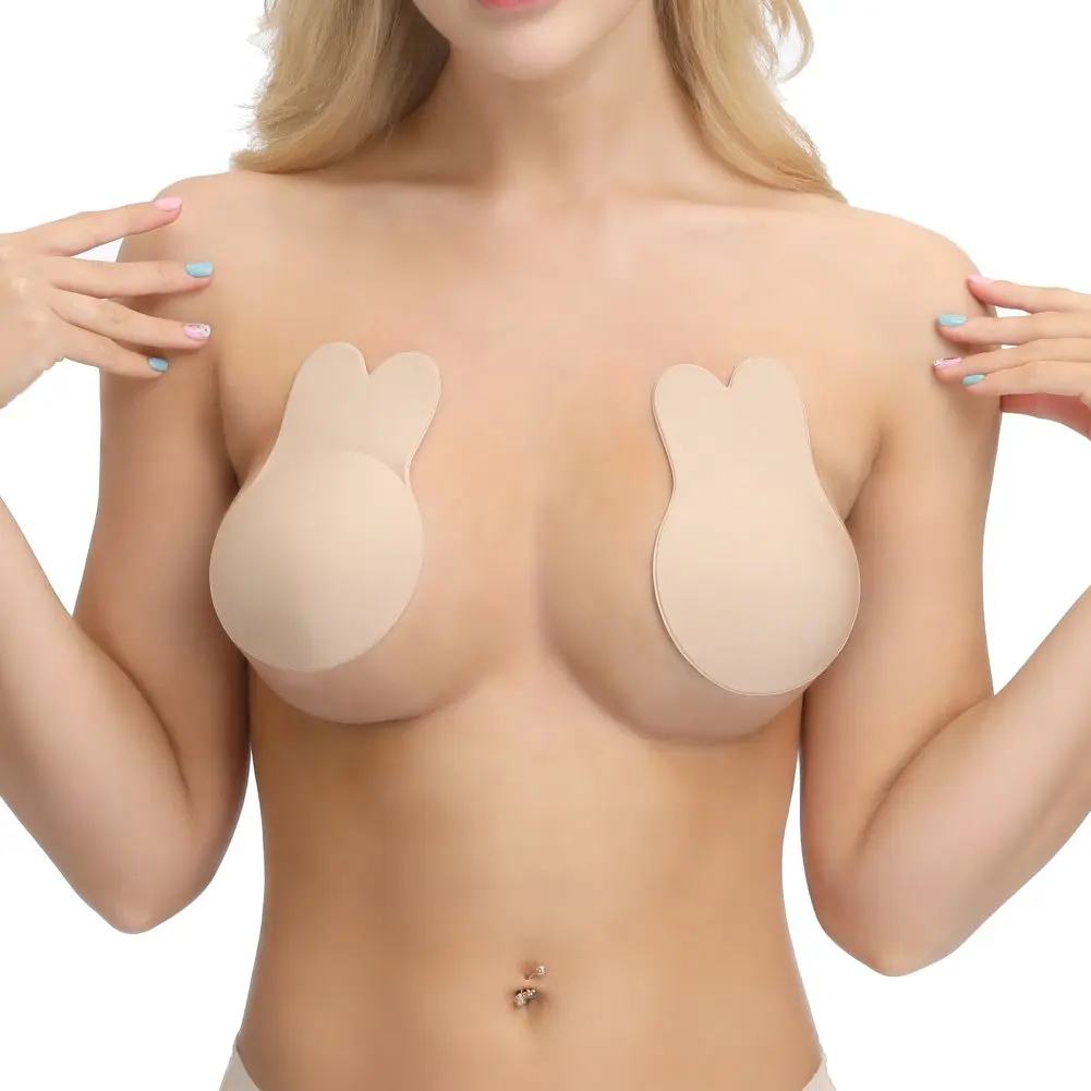 Самоклеющийся бюстгальтер без бретелек самоклеющиеся соски для груди