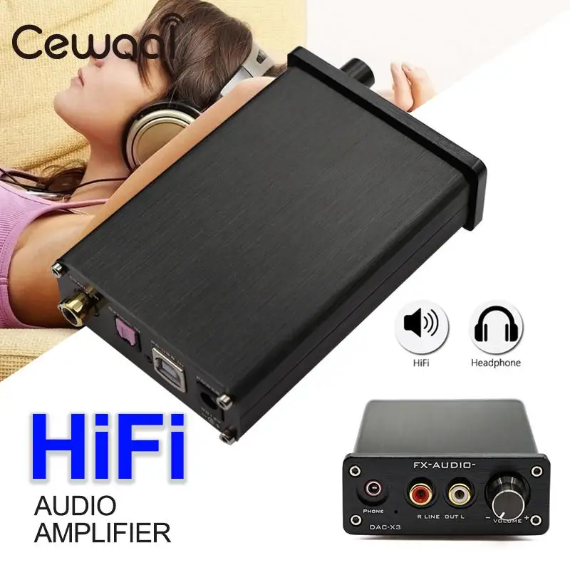 Hi Fi аудиоусилитель Профессиональный hifi усилитель для наушников Декодер видео