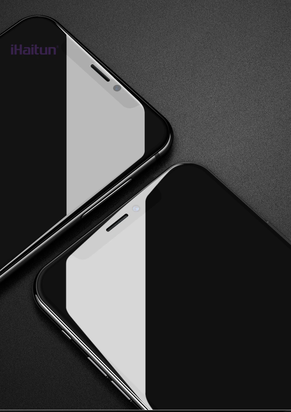 IHaitun 6D стекло для iPhone XS MAX XR X стекло с холодной резьбой изогнутое закаленное стекло для iPhone X 10 7 8 Plus Защитная пленка для экрана