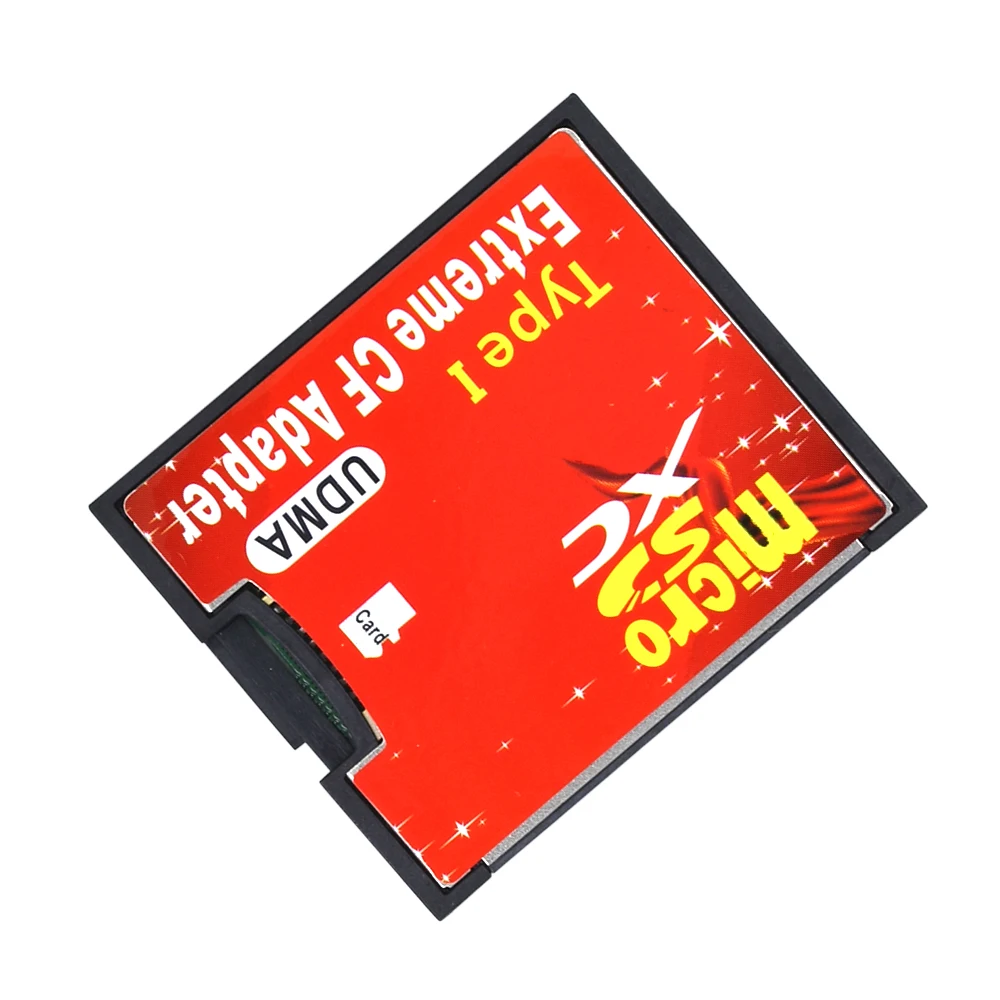 TISHRIC Новый Micro SD TF к адаптеру карта CF для MicroSD/HC компактной флэш-памяти типа I