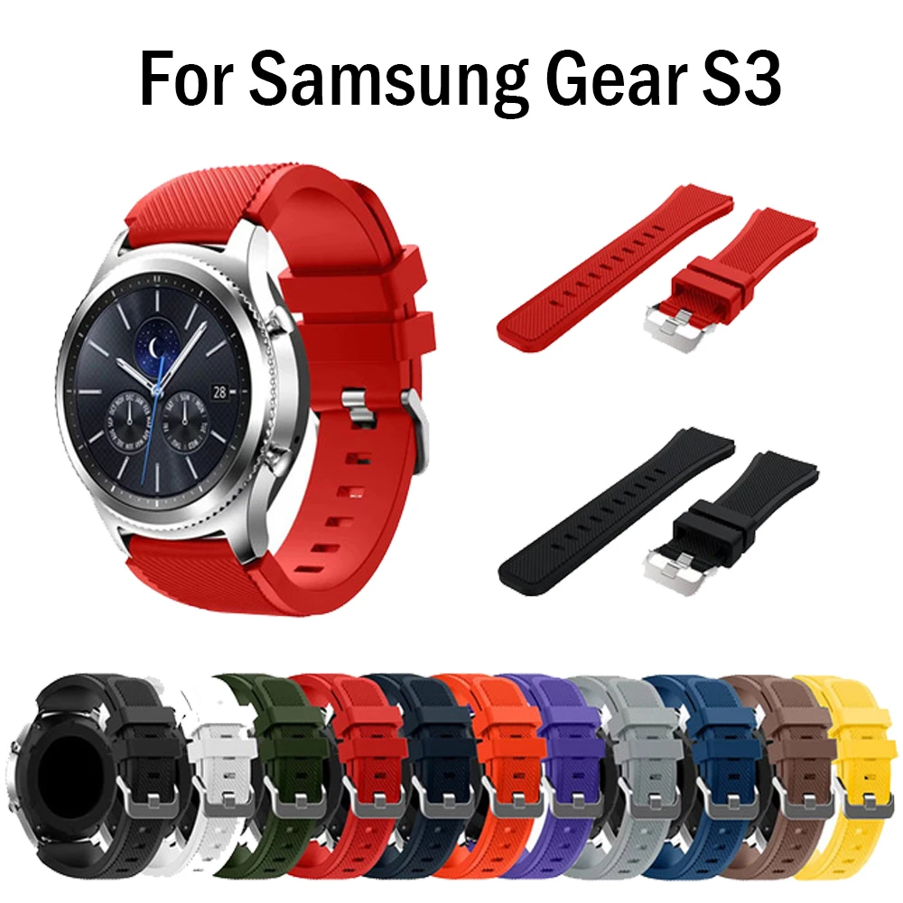 Gear S3 Frontier/классический ремешок для часов 22 мм Силиконовые Спортивные сменные