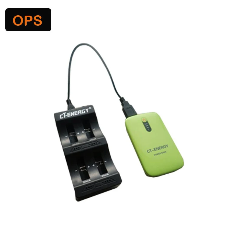 Зарядное устройство с 4 кнопками для аккумуляторов 3 6 В и USB интерфейсом вилки