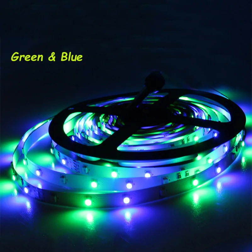 Светодиодная лента 3528 5 м/рулон 60led/M Светодиодные полосы SMD 3528 DC12V Безопасный светодиодный бар RGB/белый/теплый белый RoHS CE