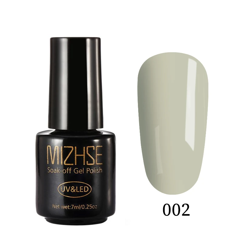 MIZHSE 7 мл УФ-гель для ногтей светодиодный дизайн ногтей constrator Esmalte гель геллак Vernis Полупостоянный розовый серый телесный цвет - Цвет: QMH002