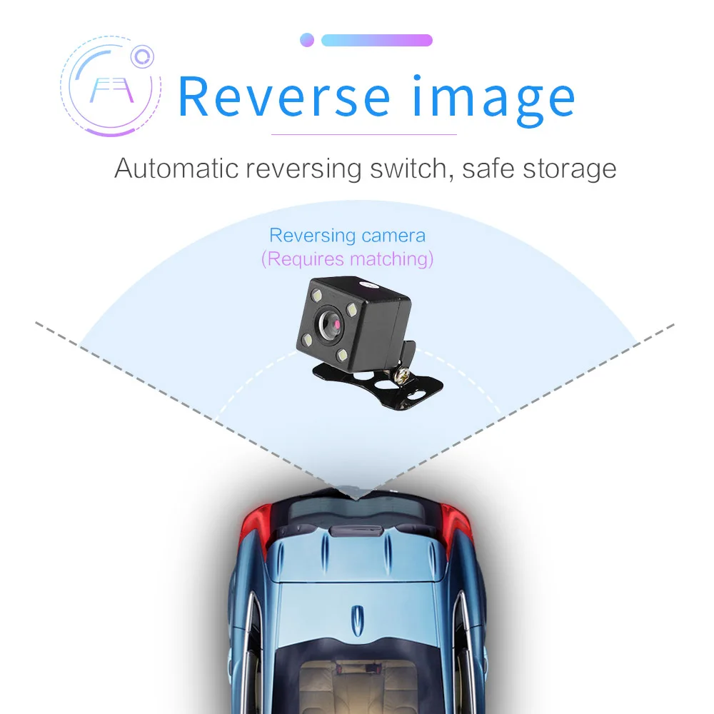 Автомагнитола 2 Din с поддержкой камеры заднего вида Bluetooth Mirrorlink GPS AUX FM