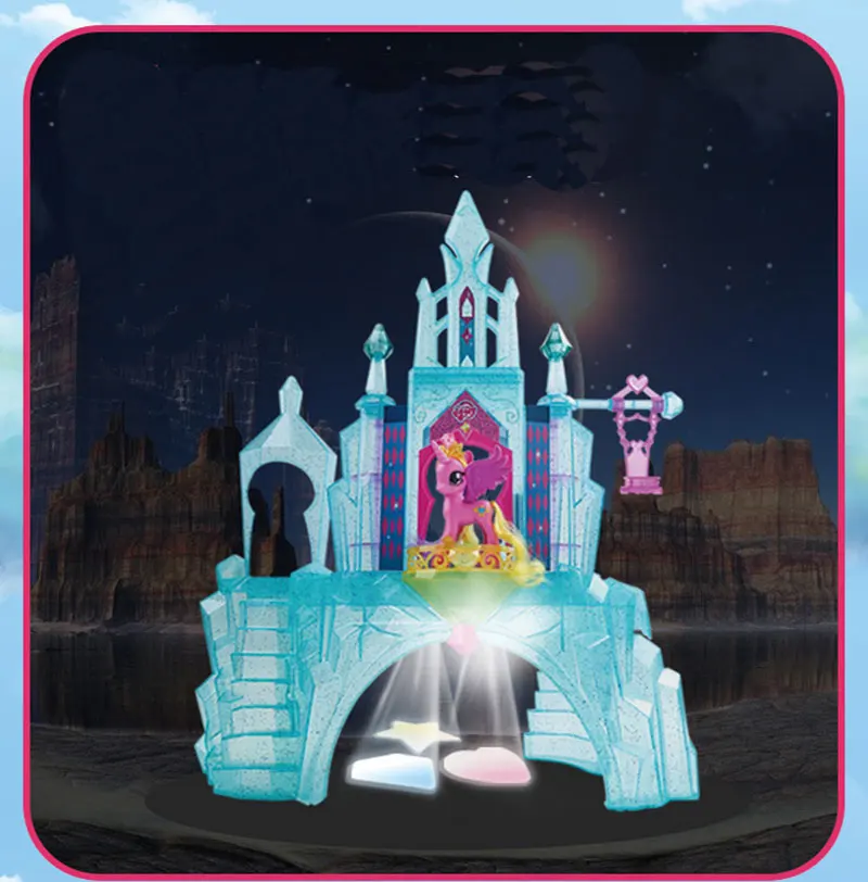 Игрушки My Little Pony Принцесса Каденс Кристалл Замок Набор ПВХ фигурки куклы принцесса девочки Рождественский подарок игрушки