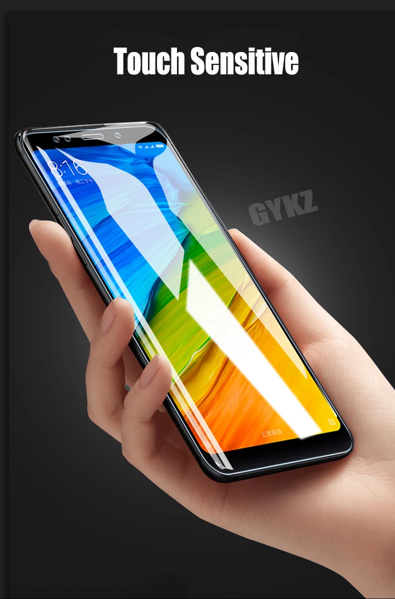 GYKZ закаленное стекло на весь экран для Xiaomi Redmi 5 5 Plus, Защита экрана для Xiaomi Redmi 5 5 Plus, стекло для телефона Redmi 5 Plus