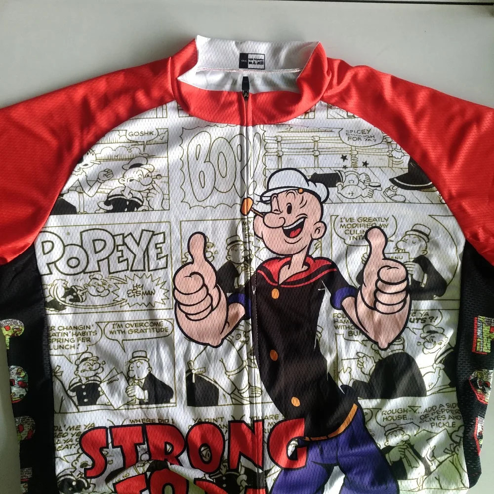 Мужские майки для велоспорта Popeye 2020 летняя одежда с короткими рукавами MTB