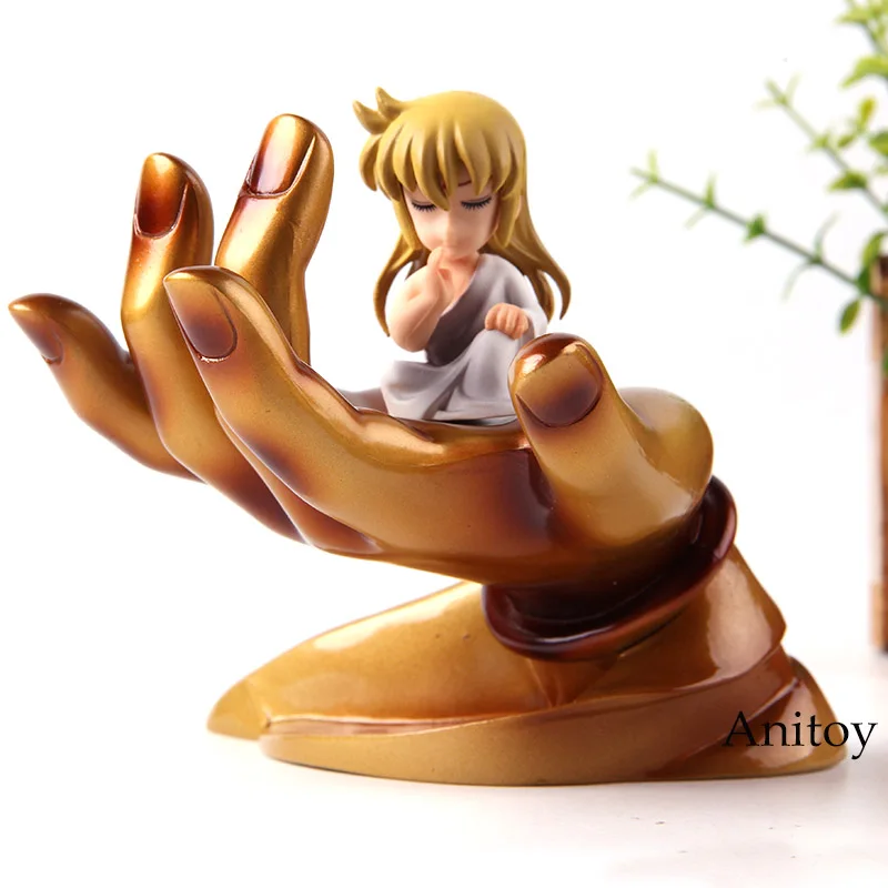 Sainte Seiya Дева Шака с Буддой ручной платформой фигурка Сейя ПВХ Коллекция Модель игрушки