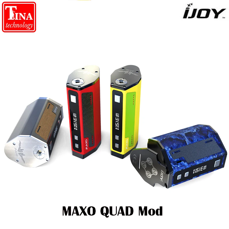 Оригинал IJOY maxo Quad 18650 TC коробка мод 315 Вт Vape обновляемая прошивка электронная