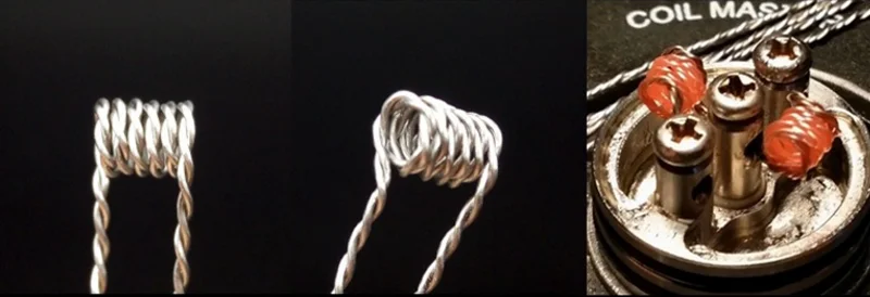 Nigel 10 шт. катушки провода намотки готовые катушки Twisted Clapton Alien Hive Quad плавленый Claoton для DIY RDA RBA RTA RDTA Атомайзер