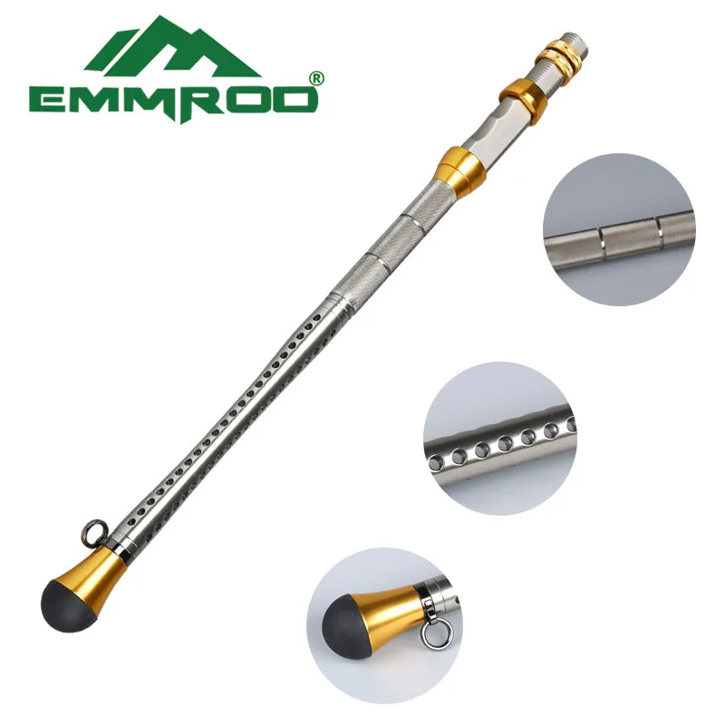 EMMROD приманка литая Удочка 80 см Морская Лодка Рок Приманка Прочная нержавеющая