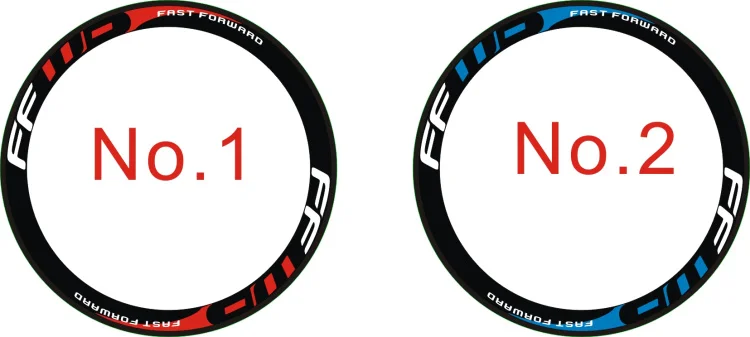 FF 2 колеса/комплект наклейки на обод колеса для дорожного велосипеда 700c