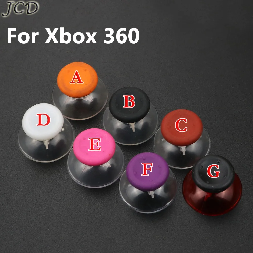 JCD 2 шт. Многоцветный 3D Аналоговый джойстик сменные кнопки для кнопок Microsoft XBOX 360