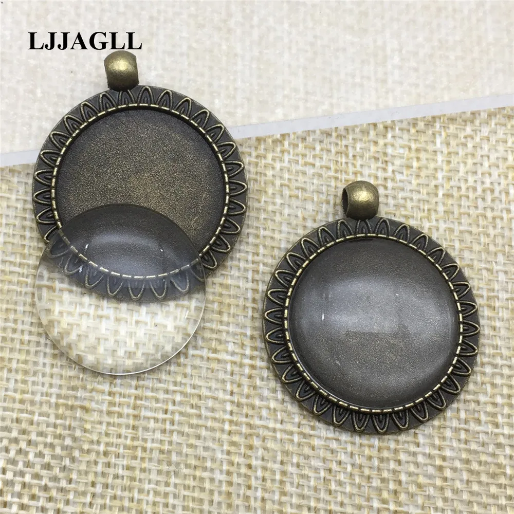 3 набора винтажное ожерелье из металлического сплава с бронзовым покрытием и