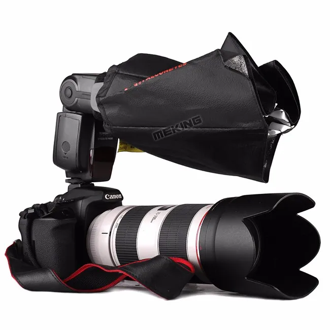 Meking 13 шт флэш-аксессуары для Speedlite комплект соты Softbox складной отражатель+ 10 шт. Цвет фильтры