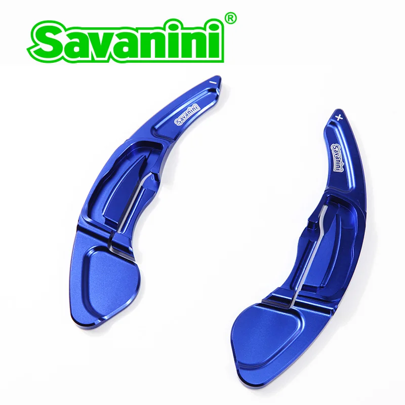 Savanini 2 шт алюминиевый рычаг переключения передач для Honda Fit(2009-2013) и Civic(2009) Авто Стайлинг - Цвет: Синий