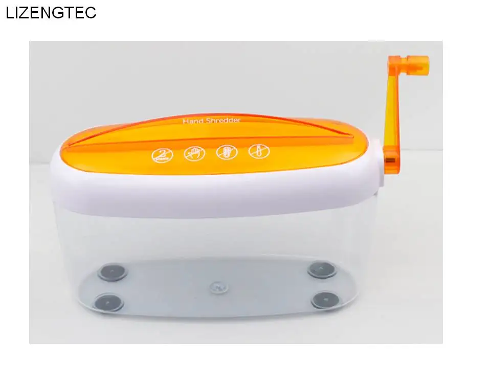 shipping lizengtec дизайн A4 Мини Многофункциональный ручной измельчитель бумаги