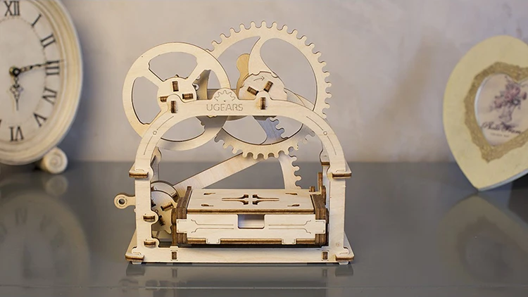Ukraine UGEARS деревянная Механическая Трансмиссия модель взрослая собранная игрушка на день рождения Мужская детская Подарочная игрушка