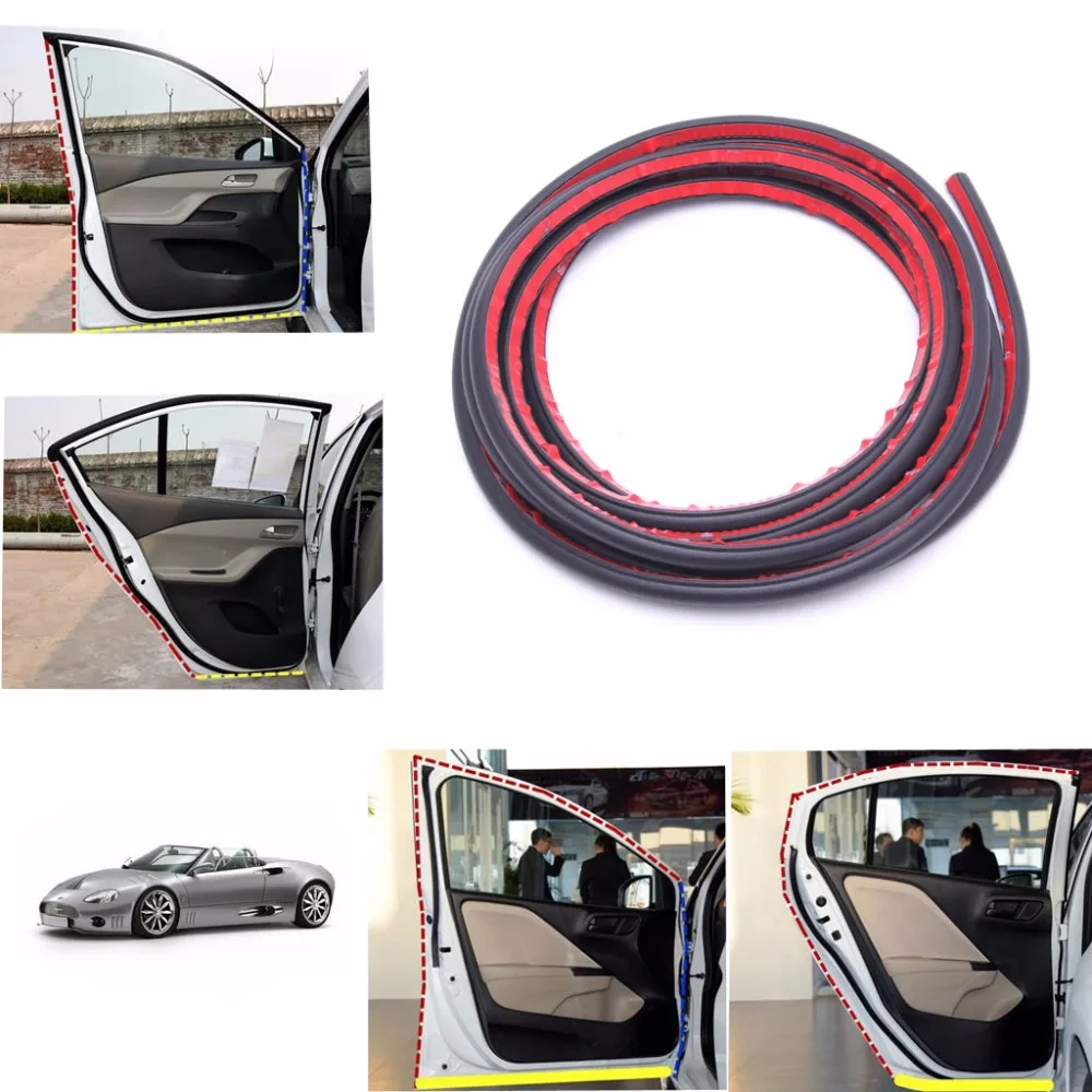 4 м маленькая D Автомобильная дверь резиновая уплотнительная лента EPDM