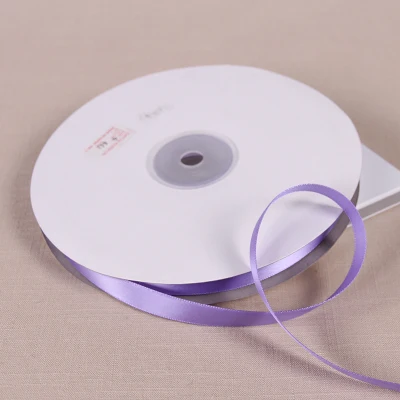 Светло фиолетовая качественная атласная лента из полиэстера 100 ярдов упаковка