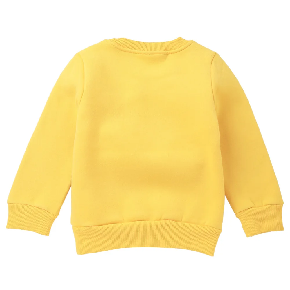 Детская осенне зимняя одежда толстовка с длинными рукавами футболка принтом