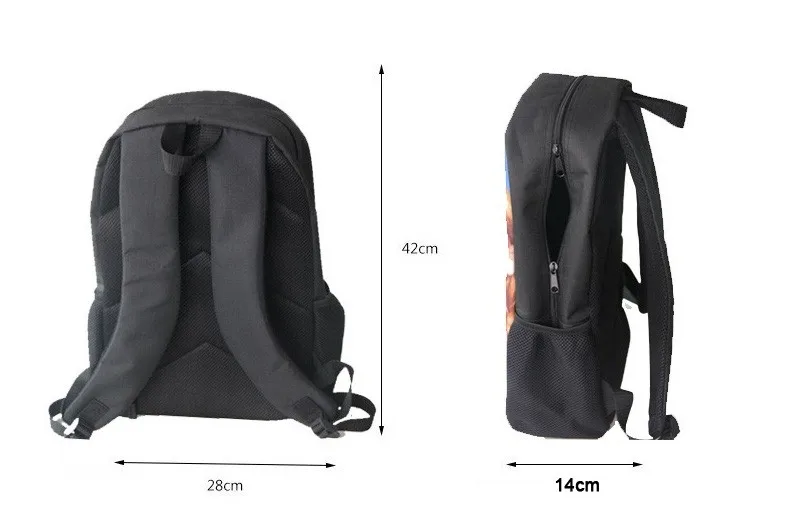 FORUDESIGNS/школьные сумки для мальчиков и девочек с забавным принтом школьная сумка