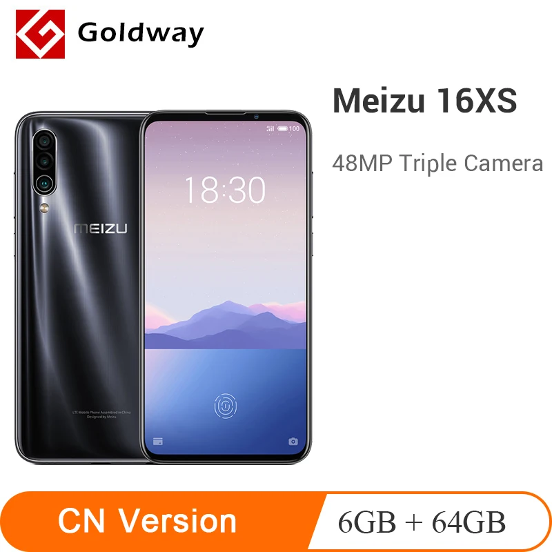 Китайская версия Meizu 16XS 6GB 64GB 16 XS Смартфон Snapdragon 675 6 2 &quot48MP Тройная камера AI
