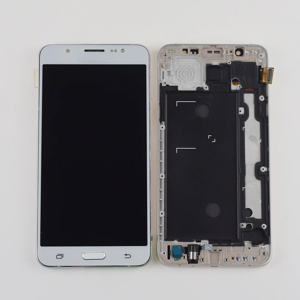 Для samsung Galaxy J7 ЖК-экран J710FN ЖК-дисплей сенсорный экран для samsung J710 SM-J710F J710M J710H ЖК-сборка Рамка