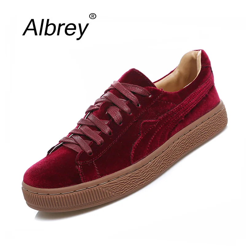 Бренд женщин Вельвет Повседневная Обувь Из Натуральной Кожи Лодыжки Удобная