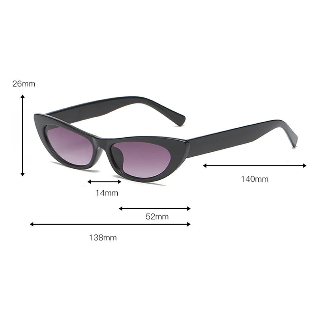 Новые модные маленькие солнцезащитные очки Cateye женские 2019 Винтажные