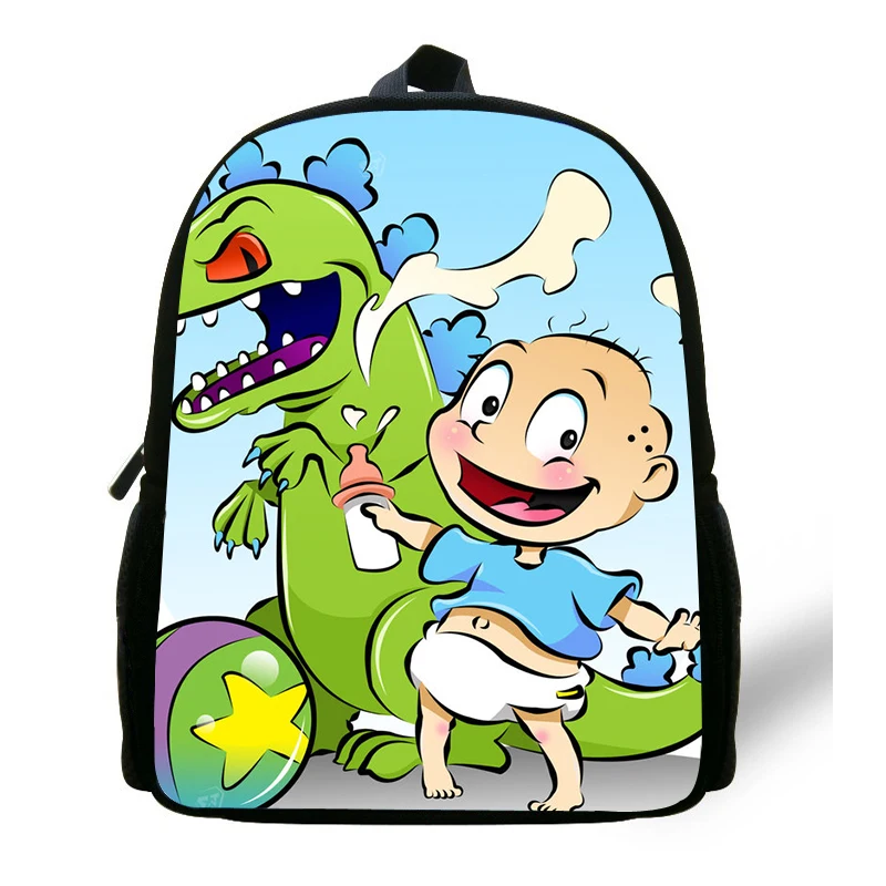 Reptar динозавр краска маленький рюкзак детские школьные сумки детский сад для