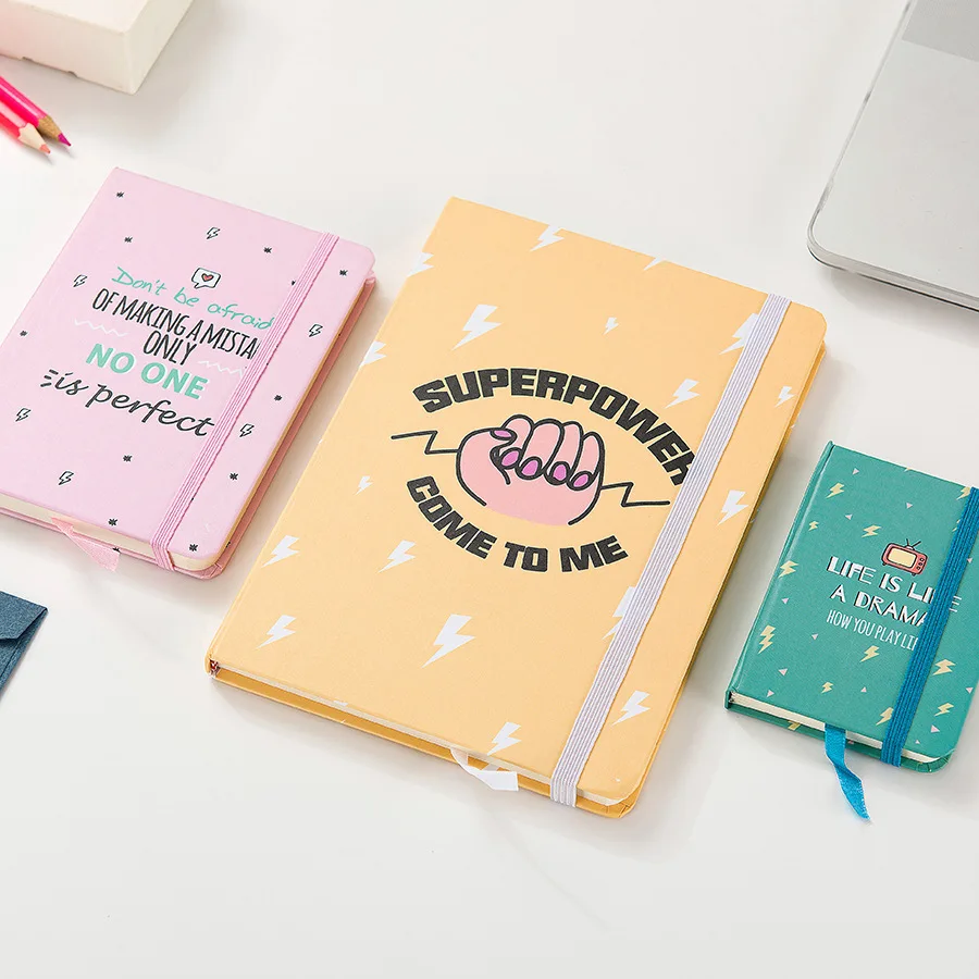 A6 твердый переплет креативные милые постановил Тетрадь Diary Line журнал