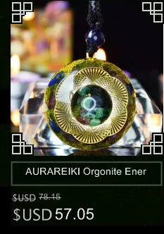 Orgonite энергетический кулон Orgone Кристалл Ожерелье Мужчины и Женщины Карьера амулет магнитное поле энергии конвертер witca