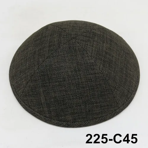 Кепка Kippot kippa Kippah19cm, Шапка-бини Yarmullka, шапка Kipa yarmulke skull - Цвет: 225C45