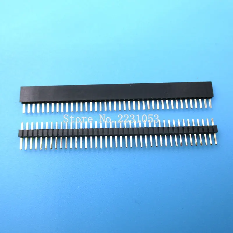 20 шт./лот 1x40 Pin 1 27 мм Однорядный гнездовой и мужской штырьковый коннектор|header