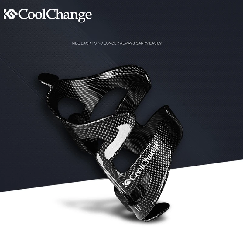 CoolChange карбоновый Fibe легкий велосипедный держатель для бутылки MTB/дорожный с