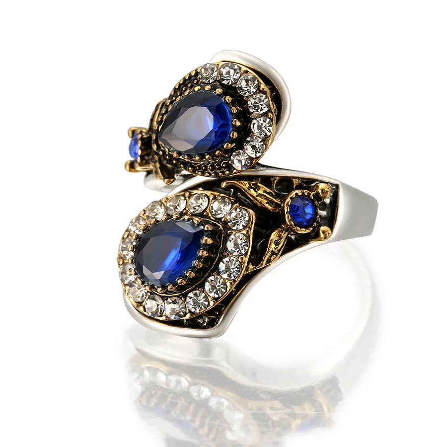 Brokenstone Винтаж неравномерность кольцо для женщин ювелирные изделия|rings for women|ring