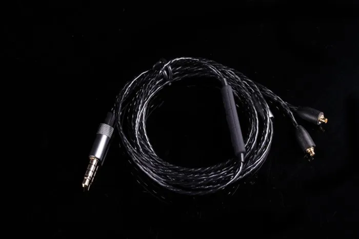 Обновленный кабель для Shure SE215 SE315 SE425 SE535 SE846 UE900 с микрофоном сменные наушники