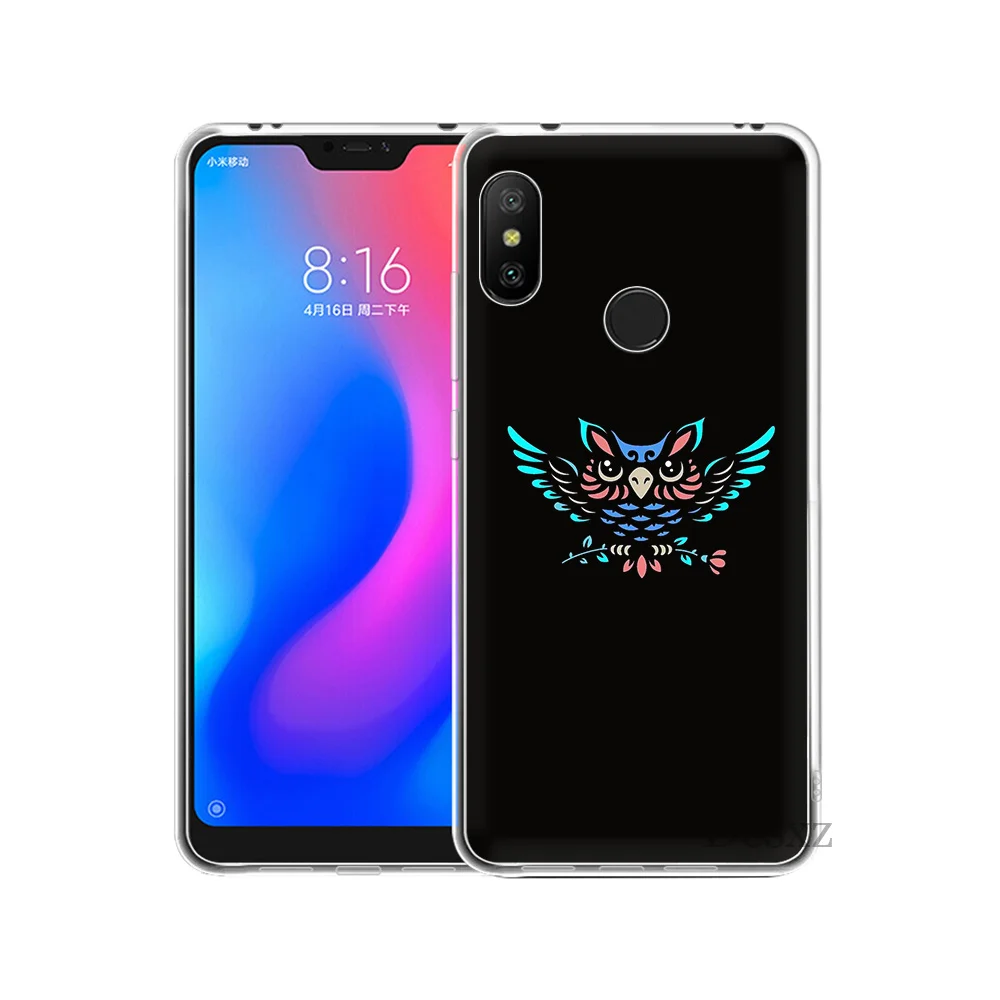 Мягкий чехол из ТПУ с изображением животных для телефона Xiaomi Redmi 4A 4X 5 5A Plus 6 6A