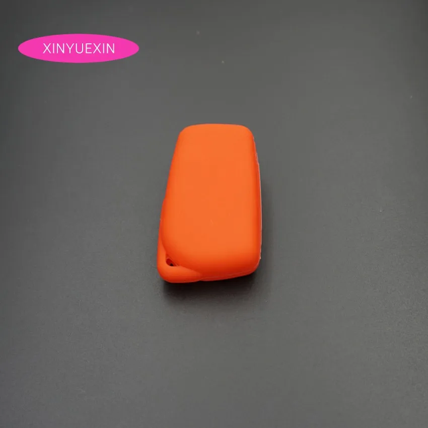 Xinyuexin For Toyota Avensis Corolla Prius Camry Vitz 3 Buttons Silicone Car Key Case Fob Cover FLip Remote Styling | Автомобили и