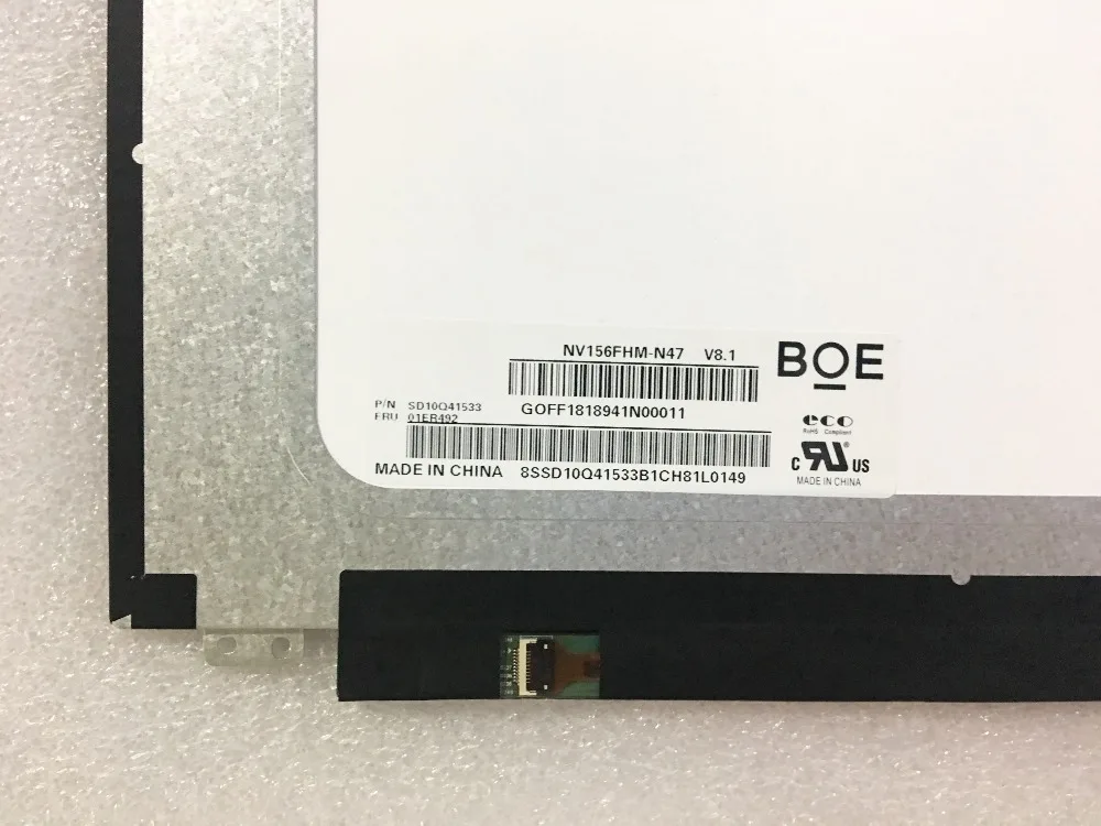 ЖК-экран для BOE NV156FHM N47 светодиодный экран с матрицей ноутбука 15 6 дюйма 30Pin FHD 1920X1080