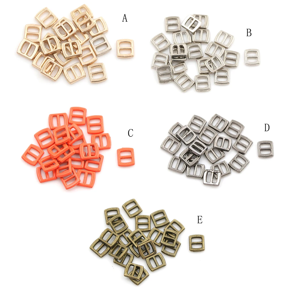 

Newest 10pcs Mini Tri-glide 3 mm ultra-small belt buckle doll clothes buttons shoes buckle blyth doll clothing accessory