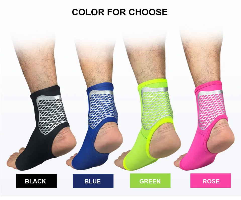 GOBYGO 1PCS Sports Ankle Support Elastic Ankle Brace Guard Foot Protector Basketball Football Taekwondo Ankle Protection