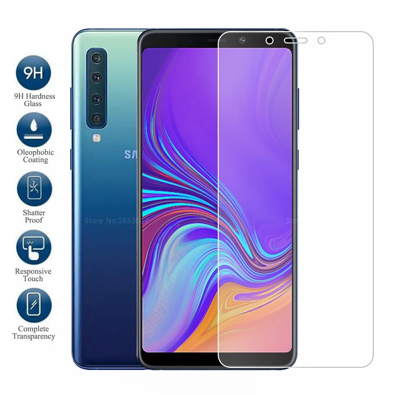 Закаленное стекло для Samsung Galaxy A7 750 2018 M10 M20 M30 A50 A30 A10 A5 A8 A9S A9 Star Lite A6 Plus J5 J7 Prime + с