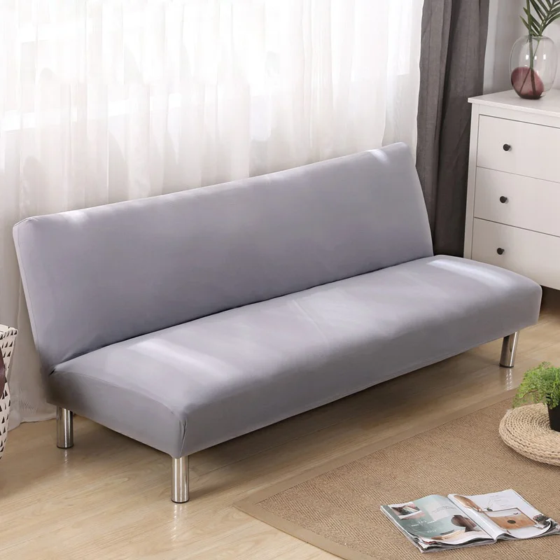 Light gray Безрукий чехол для дивана, офисный чехол для влюбленных, плотный чехол, все включено, нескользящий эластичный складной чехол для дивана, кровати, плед,, новинка - Цвет: Light gray