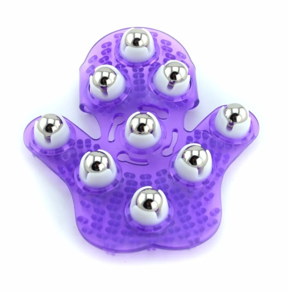 Ручная перчатка для массажа ног расслабляющая с массажными шариками шеи спины и