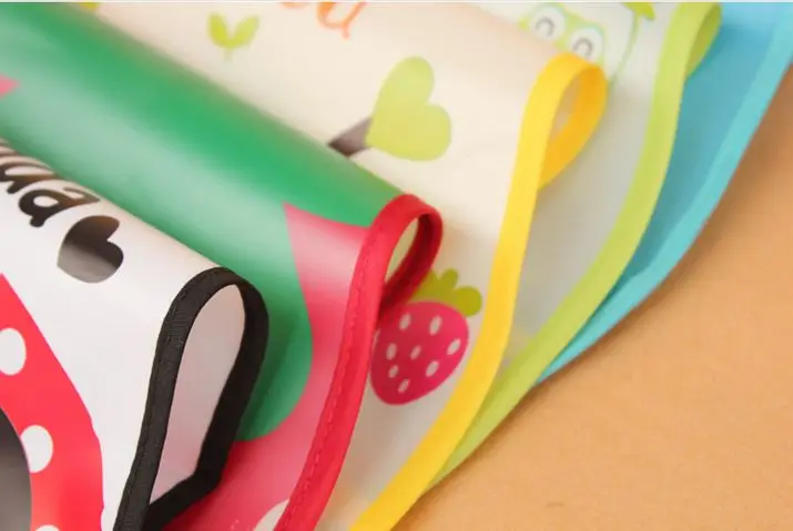 Waterproof EVA Baby Bibs Saliva Towel Scarf Boys Girls Cartoon Infant Burp Cloths For Children Feeding Care | Детская одежда и