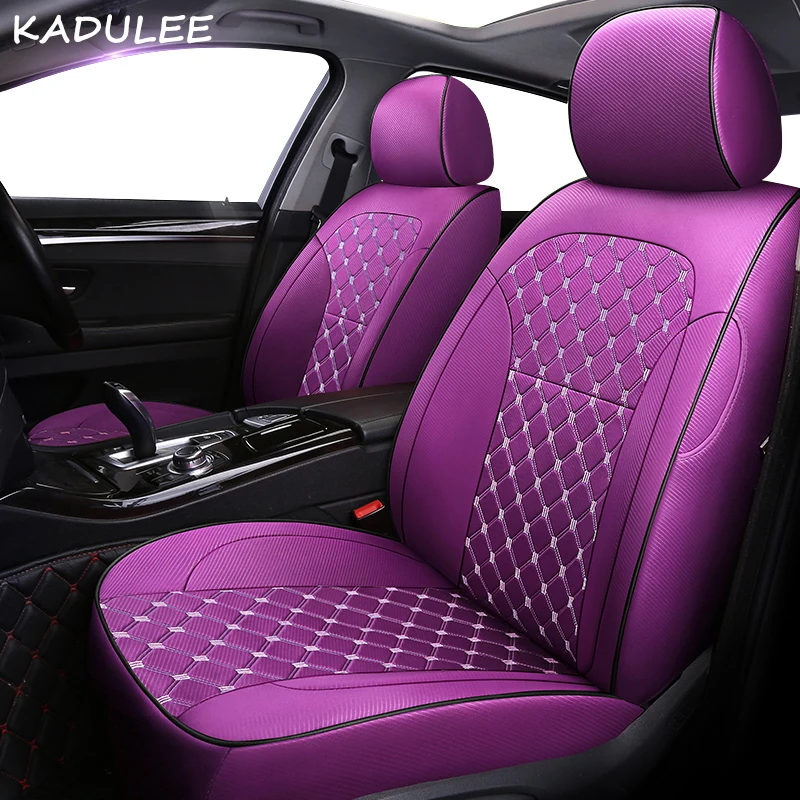Kadulee по индивидуальному заказу чехлы для сидений автомобиля Land Rover Range Rover Discovery 3/4/5/Evoque freelander автомобилей чехол на сиденье автомобиля сиденья